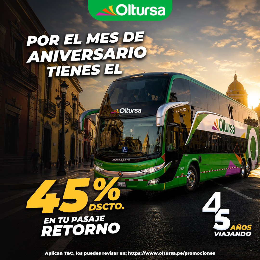 45% de Descuento en tu pasaje de retorno